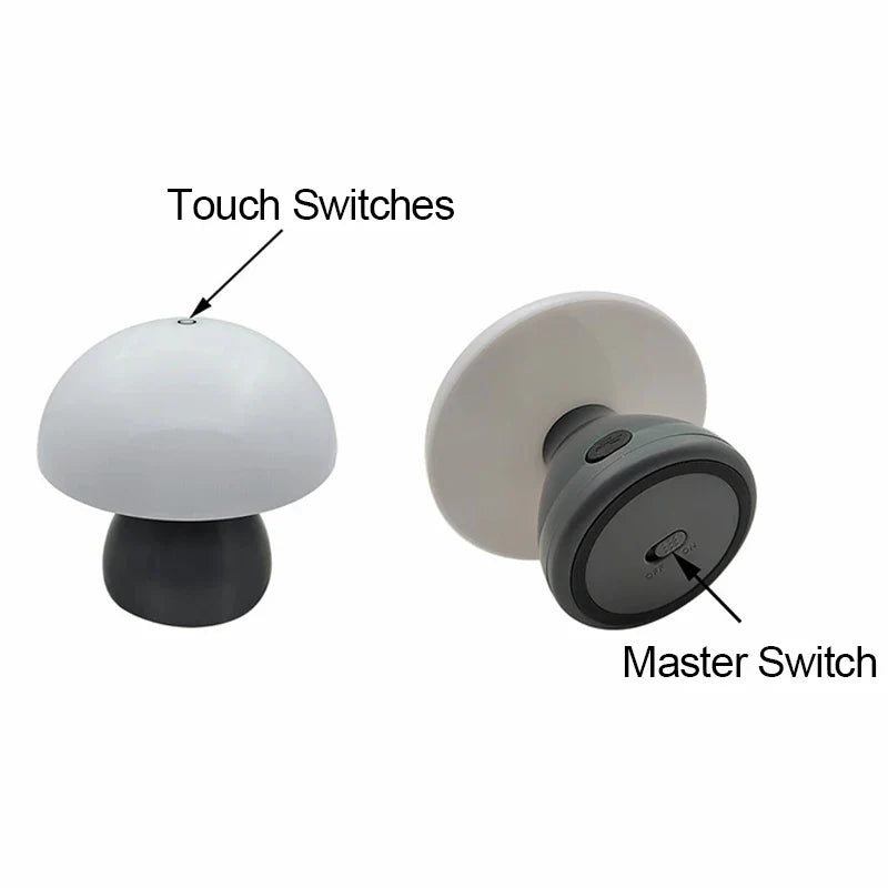 Nordic Glow Mushroom Lamp